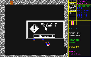 Hero! atari screenshot